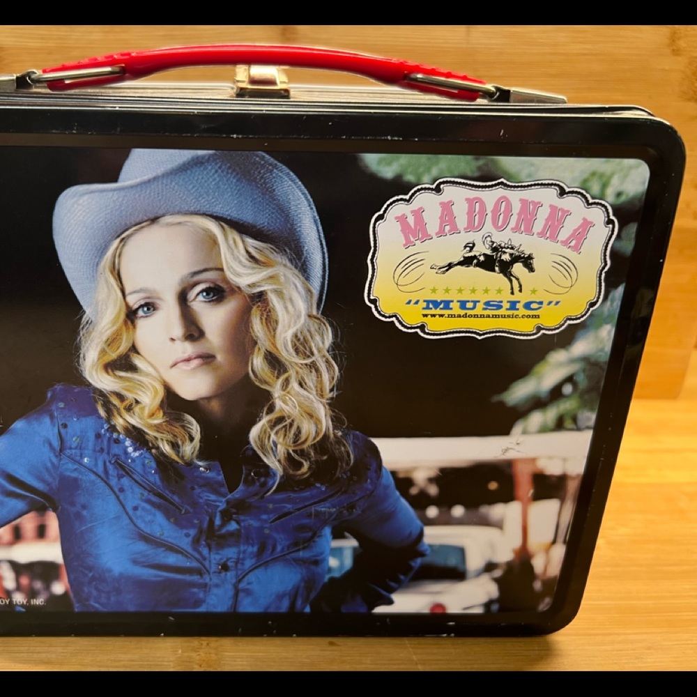 Madonna music lunchbox
